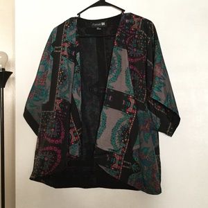 Open cardigan